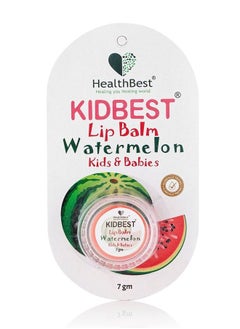 Kidbest Lip Balm for Kids, Extra Nourishing, Soothing Lips, Tear, Paraben, SLS free, Watermelon Flavor, 7gm, Peach - pzsku/Z743B8E8EDE8904793D3EZ/45/_/1687460586/a1b14e60-88f9-4bf0-ac6d-48a60f28cc0a