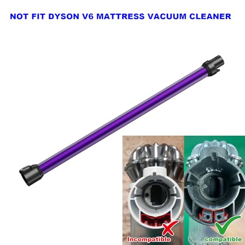 Vacuyahu Replacement Wand Extension Tube for Dyson V6 DC62DC74 ModelsQuick Release Wand Accessories Compatible with Dyson Cordless Stick Vacuum Cleaner of DC58DC59DC61V6 Series Purple - Image 3