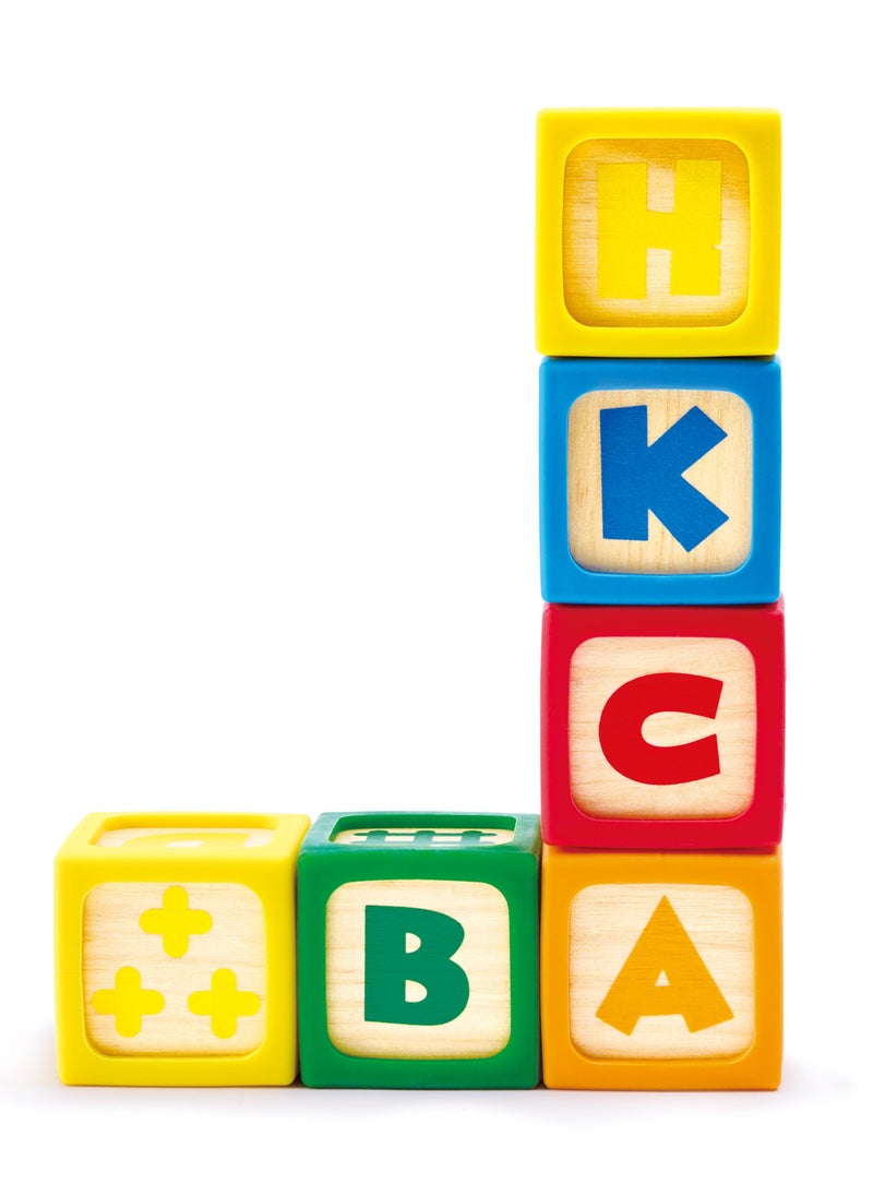 Hape Hape Grip-n-Stack Silicone & Wood Blocks  - Image 4