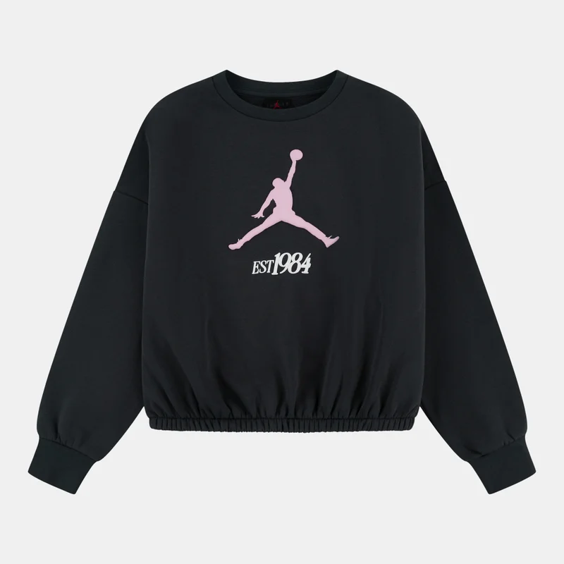 Nike Kids' Jumpman Club Pleated Fleece Sweatshirt