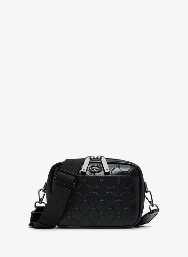 Marckus Men's Black Cross Body Bag
