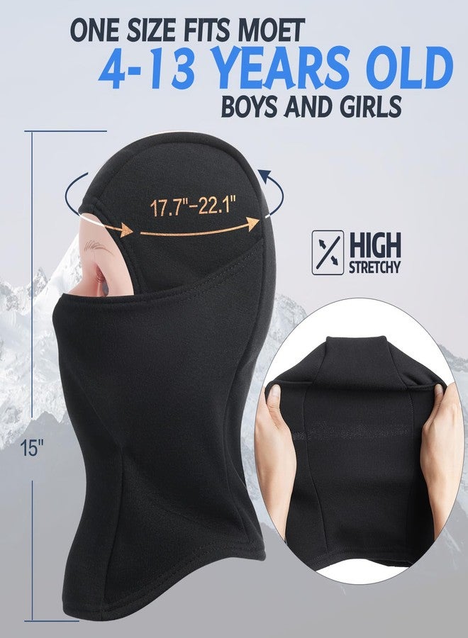 KOOLSOLY Kids Balaclava Face Mask, Winter Hat Face Warmer for Cold Weather Ski Mask for Boys Girls - Image 5