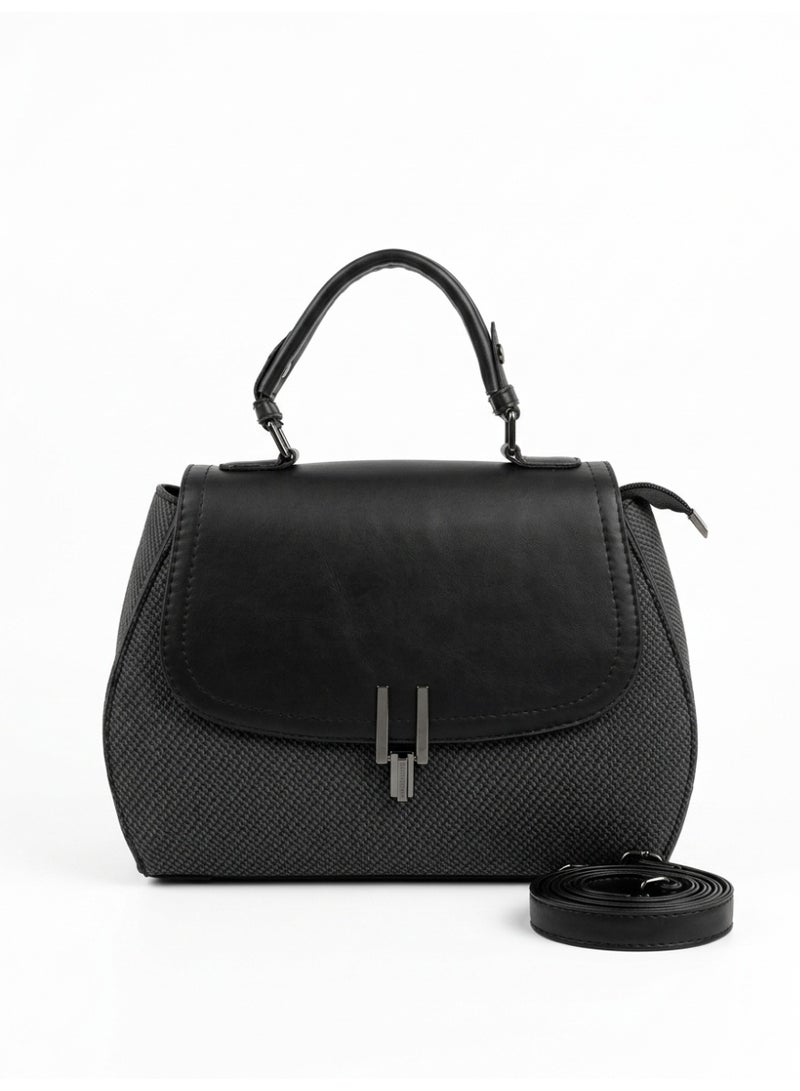 لايف ستيلاش  حقيبة يد انيقة - اسود ZH-11 - Image 3