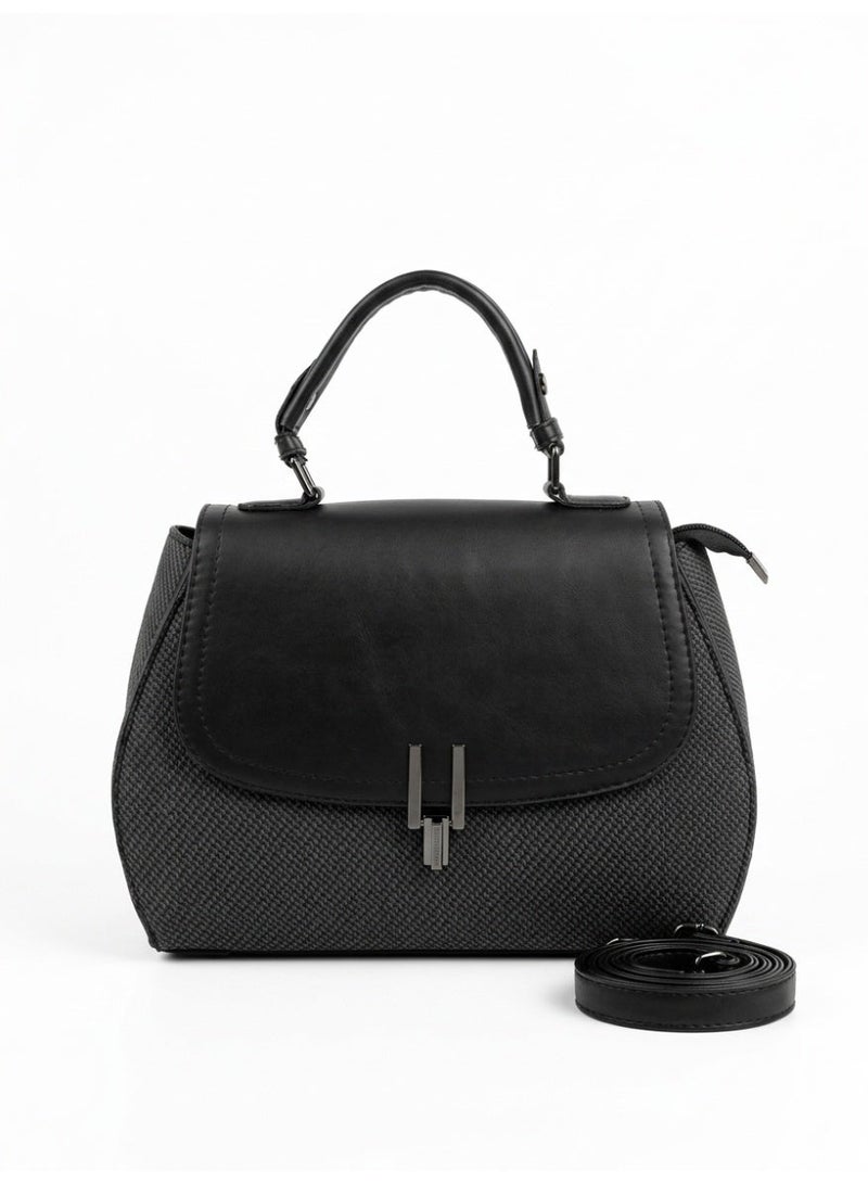 لايف ستيلاش  حقيبة يد انيقة - اسود ZH-11 - Image 3