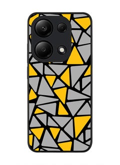 Stylizedd Rugged Black Edge Case for Xiaomi Redmi Note 13 Pro 4G / Xiaomi Poco M6 Pro 4G, Slim fit Case Thin Cover -  Triabstract  - Image 1