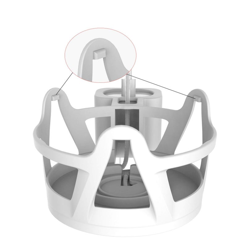LeongLzt Ouligei Top-Notch Quality Homepod Mini Wall Mount Holder, Homepod Mini Plug Mount with in-Built Cable Management System, No Screws Needed - an Elegant Space Saving Accessory - Image 5