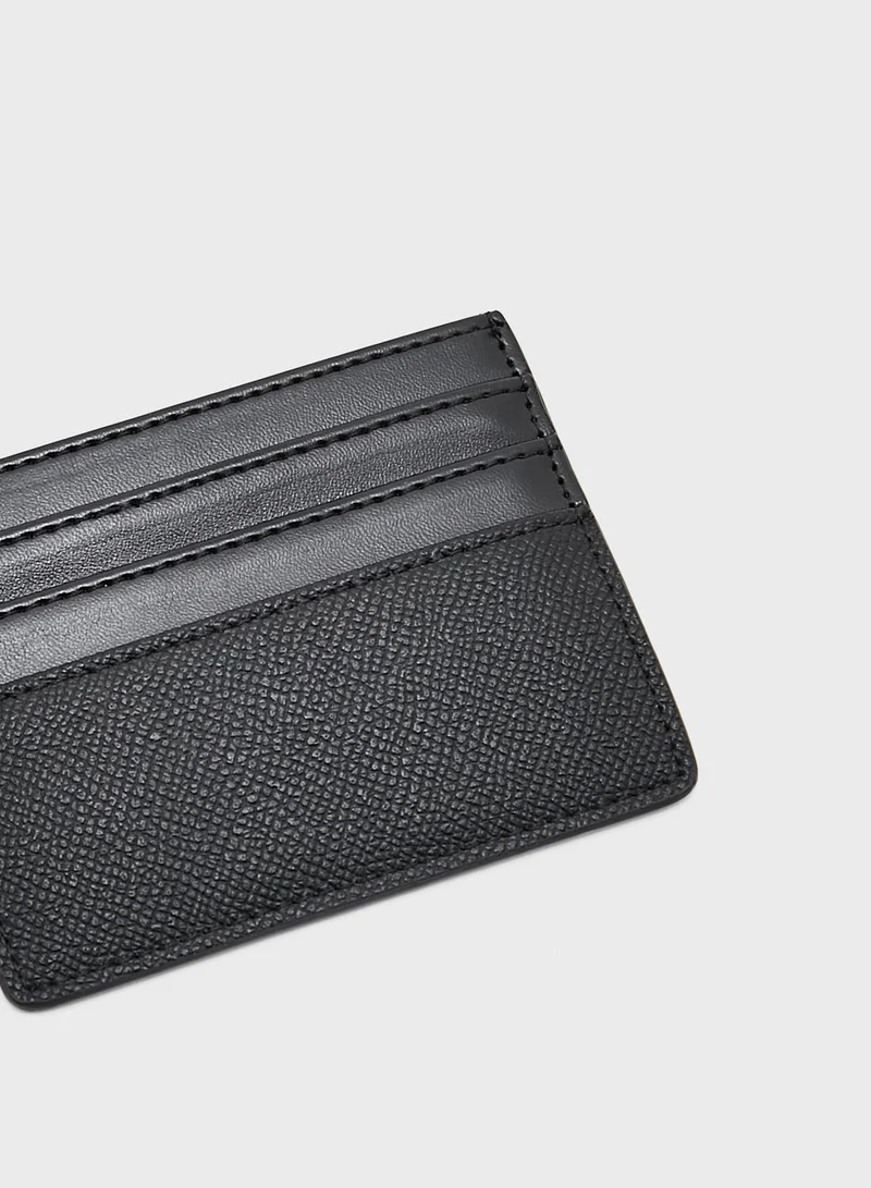 Robert Wood Faux Leather Essential Card Holder