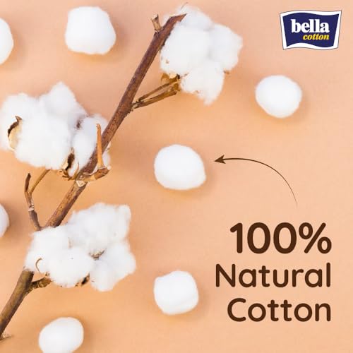 Bella Cotton Cosmetic Balls - 100pcs | Cleansing & Hygiene | Excess Make up Removal Balls | 100% cotton | Daily use | Soft & Skin Friendly - Image 2