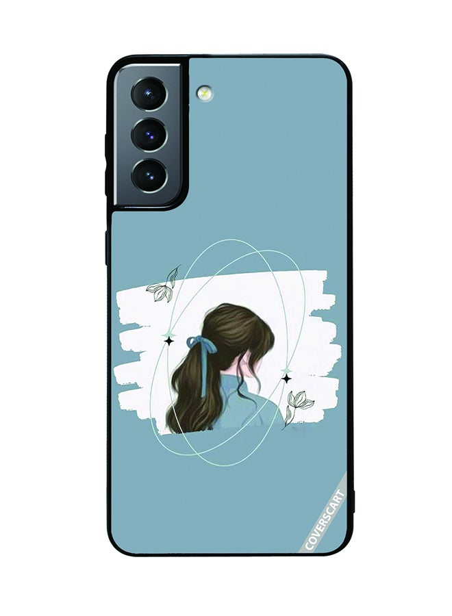 COVERSCART Protective Case Cover For Samsung Galaxy S21 Plus 5G Girl Back Design Multicolour
