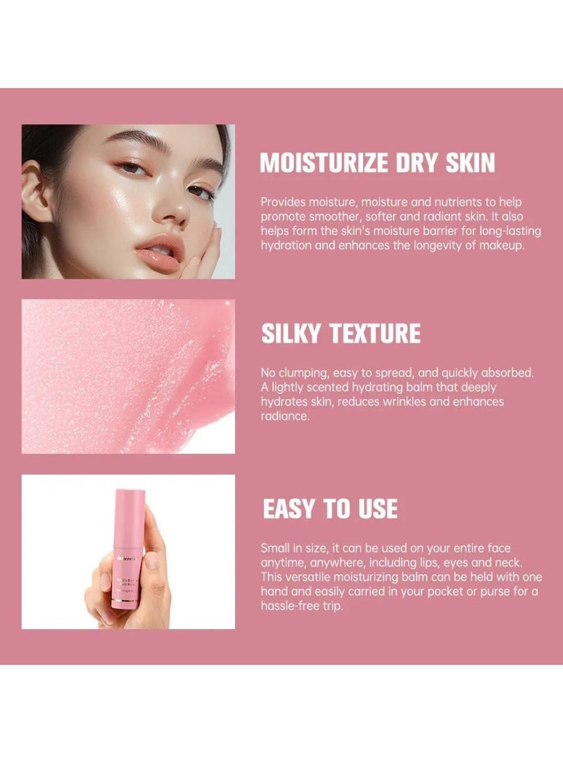 lakerain - Wrinkle Bounce Multi Balm Stick Multi Purpose Balm Stick Long Lasting Moisturizing Anti Aging Anti Wrinkle Eye Neck and Lip Balm Reduce Fine Lines and Wrinkles Hydrating Multi Use Balm 9g - Image 1