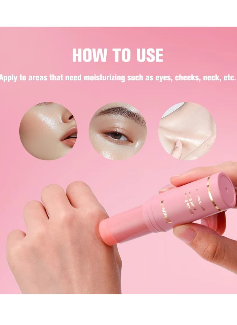 lakerain - Wrinkle Bounce Multi Balm Stick Multi Purpose Balm Stick Long Lasting Moisturizing Anti Aging Anti Wrinkle Eye Neck and Lip Balm Reduce Fine Lines and Wrinkles Hydrating Multi Use Balm 9g - Image 1