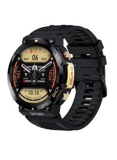 Lemfo Rugged Smart Watch, 1.39" HD Amoled Display Smart Watch, Ip68 Waterproof AI Voice Assistant Smart Wrist Watch With NFC Control, Smart Sports Health Watch With Multiple Sports Mode, (1pc, Gold)  - Image 1