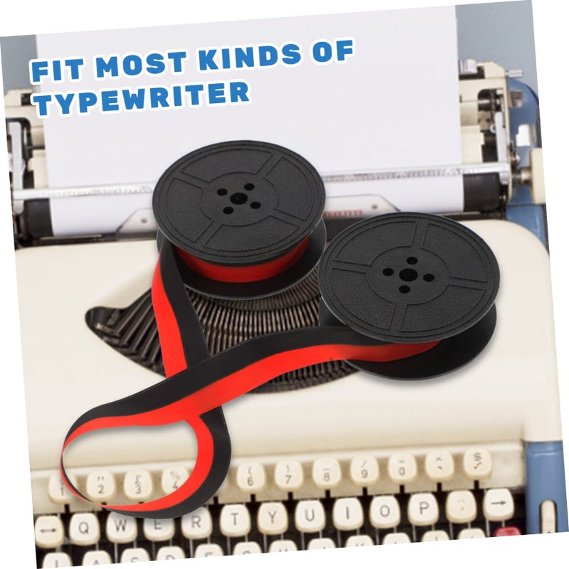 2 Pack Twin Spool Typewriter Ribbon Cartridge Universal Easy Installation - Image 4