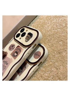 Home Clearance Sale Korean Cute 3D Coffee Push-Pull Camera Protection Phone Case For iPhone 14 /15 Plus Soft Cover  - Image 4