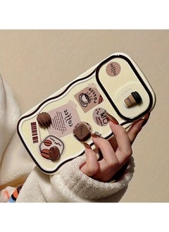 Home Clearance Sale Korean Cute 3D Coffee Push-Pull Camera Protection Phone Case For iPhone 14 /15 Plus Soft Cover  - Image 3