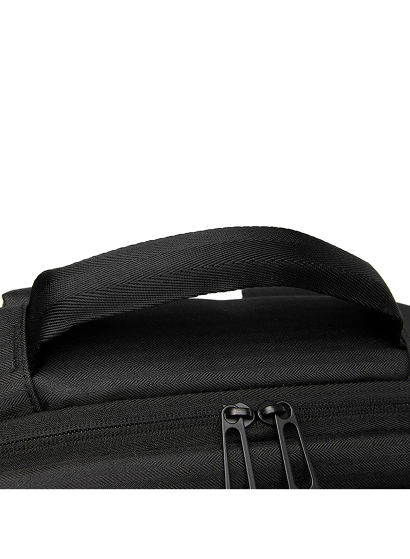 Hike  Unisex Premium Laptop Backpack Water Resistant 17-inch Shoulder Daypack with Built in USB Port for Travel/Business/College/School, HK8851 - BLACK  | Best Price UAE