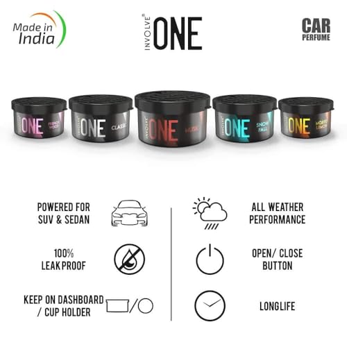 Involve Your Senses One Mojito Lemon Car Perfume,Strong Fiber Air Freshener to Freshen'up Your Car - IONE10-40g | Car accessories interior| Long lasting fragrance | car fresheners - Image 3