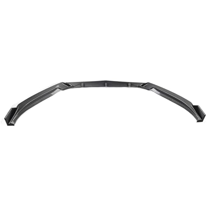 Dpofirs Carbon Fiber Style Front Bumper Lip Spoiler Fit for MAZDA 3 Axela 2014-2019, High Strength and Aggressive Look, Improves Grip and Stability for Car Enthusiasts, ABS Material Carbon Fiber - Image 4
