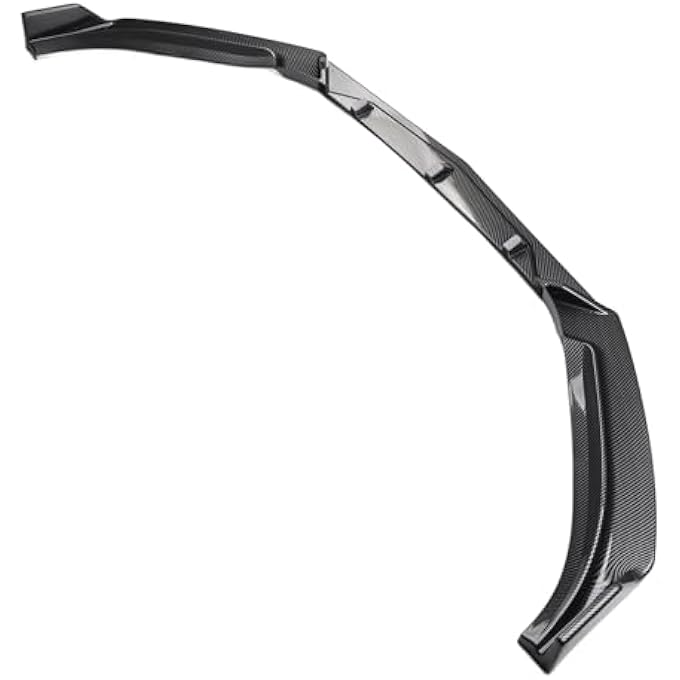 Dpofirs Carbon Fiber Style Front Bumper Lip Spoiler Fit for MAZDA 3 Axela 2014-2019, High Strength and Aggressive Look, Improves Grip and Stability for Car Enthusiasts, ABS Material Carbon Fiber - Image 5