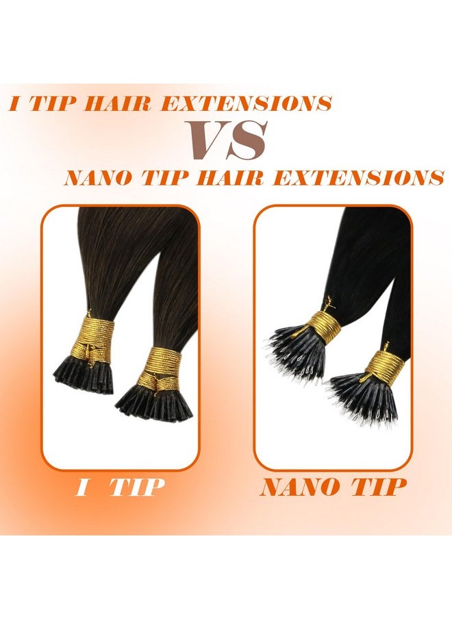 Sunny Hair Sunny I Tip Hair Extensions Dark Brown 80S I Tip Hair Extensions Human Hair Dark Brown Itip Hair Extensions Pre Bonded Itip Remy Hair Extensions Brown Hair For Women 16Inch 50G  - Image 5