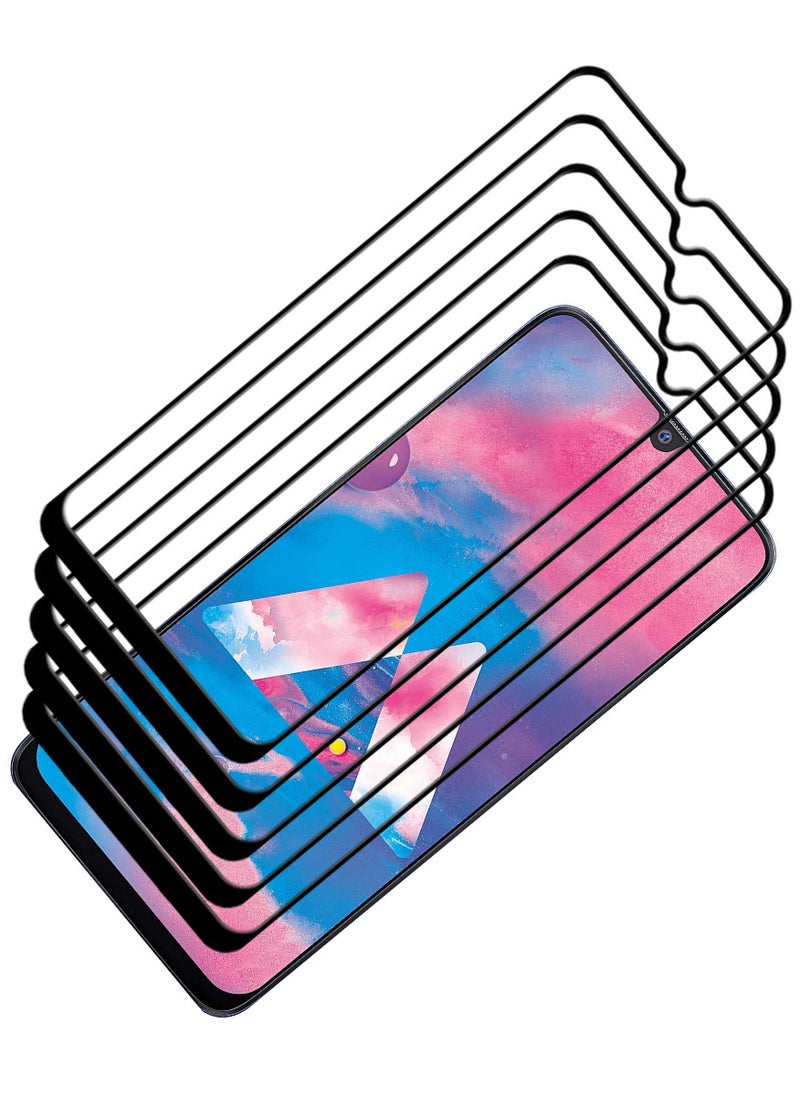 ACLIX 5 Pieces Antistatic ESD Dustproof Premium Quality High Definition Tempered Glass Screen Protector Designed For Samsung Galaxy M30 - Image 1
