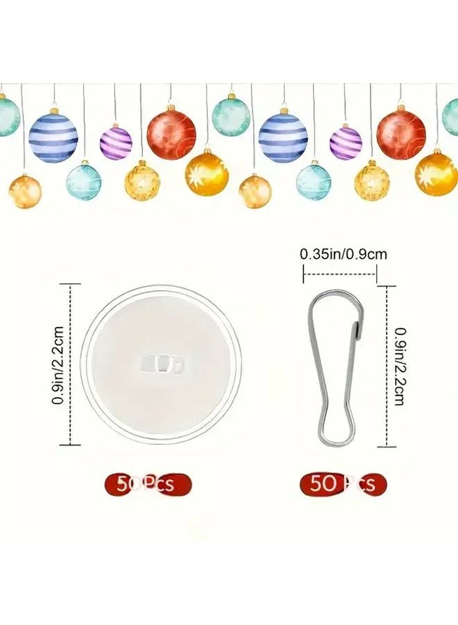 White Self Adhesive Ceiling Hooks 100 Pairs Easy to Install Suction Cup Wall Hangers for Holiday Wedding Birthday Event Decorations - Image 1