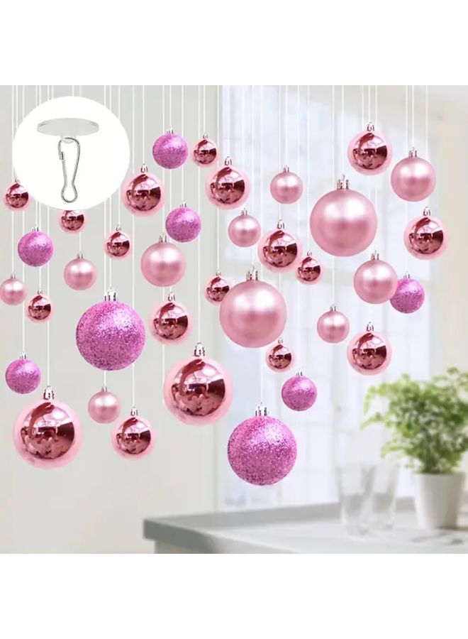 White Self Adhesive Ceiling Hooks 100 Pairs Easy to Install Suction Cup Wall Hangers for Holiday Wedding Birthday Event Decorations - Image 3