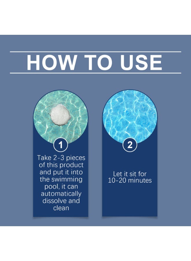 Jaysuing 300g Chlorine Tablets for Swimming Pool - Kills Algae & Bacteria, Keeps Water Crystal Clear, Easy-Use Sanitizer & Shock Treatment for Simple Maintenance - Image 5