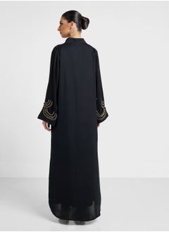 Khizana Embellished Abaya With Sheila  - Image 2