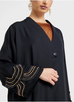 Khizana Embellished Abaya With Sheila  - Image 3