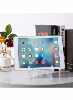 KASTWAVE 12 Pieces 7 Inches Plastic Easel Stands Plate Holders Picture Stand Clear for Display Frame Collectibles Desktop Party Home Decoration  - Image 3
