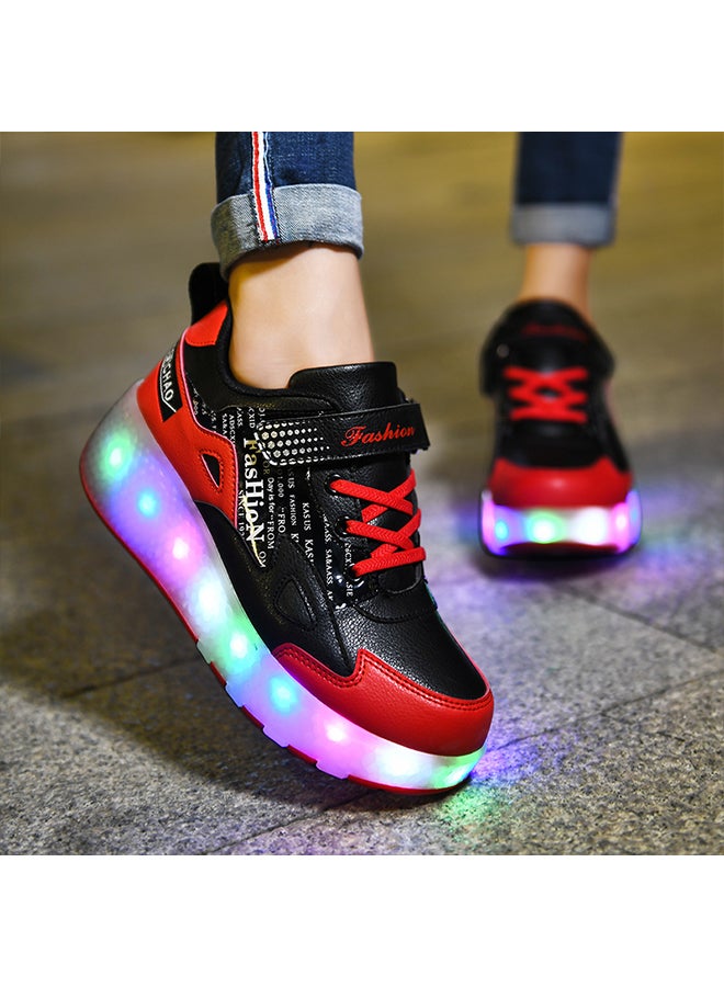 Loquat Adult Two-wheel Charging Roller Skating Shoes Can Be USB Charged - Image 5