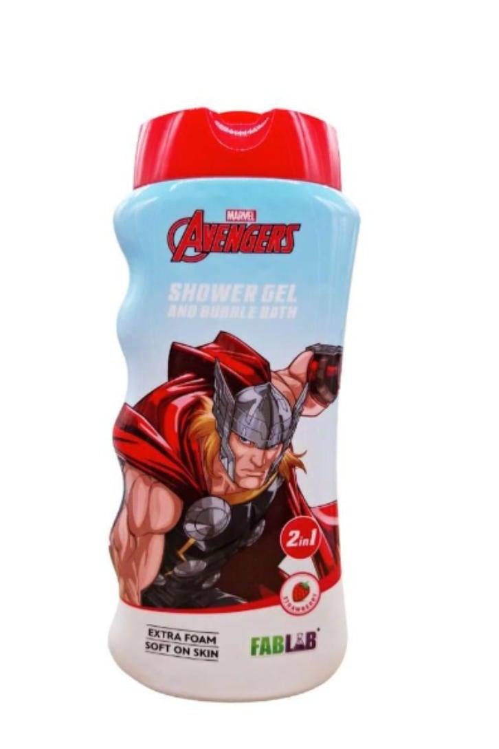 FabLab Fab Lab Avengers 2-in-1 Shower Gel & Bubble Bath - 475 ml