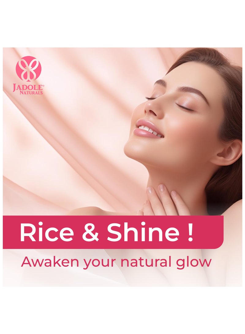 Jadole Naturals Organic Vitamin E & Rice Bran Oil, Facial Serum - 30ml, Nourishing Formula of Jojoba, Avocado, & Lavender Essential Oils - Image 4