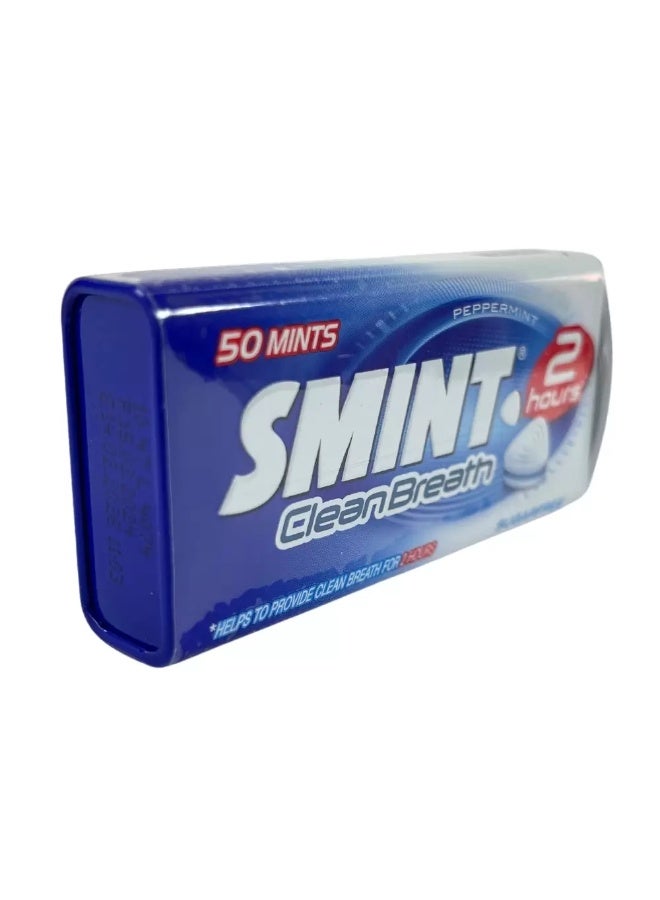 Smint 2 hours Clean Breath Sugar Free Peppermint Chewing Gum 50pcs- 35gms - Image 2