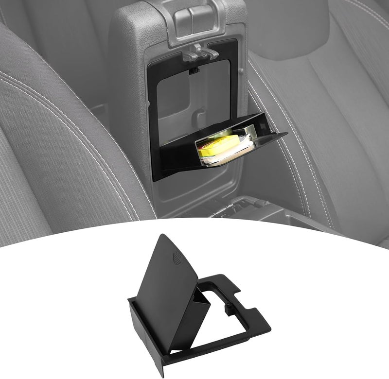 PDKLIN Jeep JK Center Console Storage Tray Box Cover - Image 1