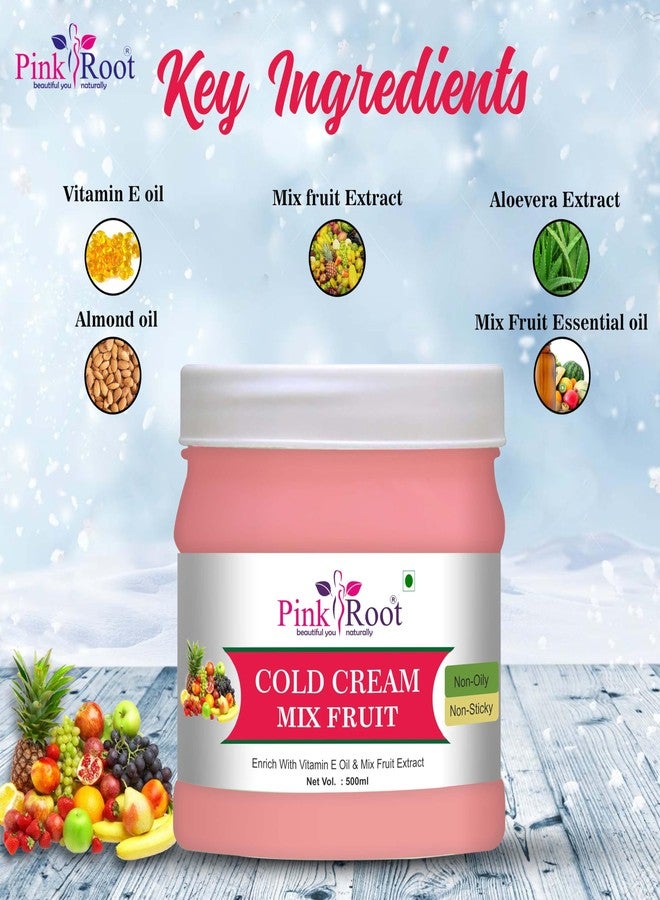 Pink Root Mix Fruit Cold Cream 500ml - Image 3