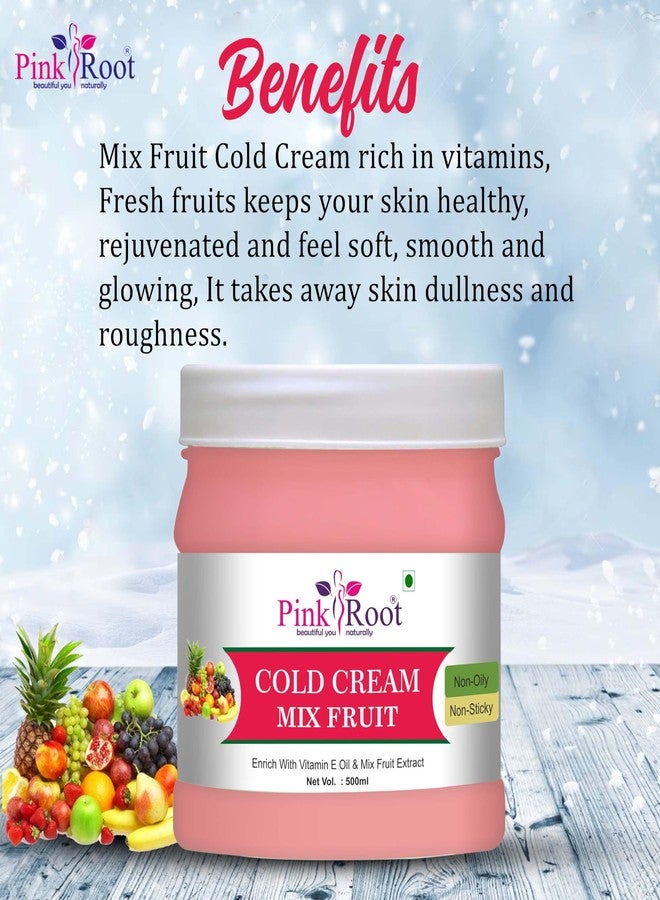 Pink Root Mix Fruit Cold Cream 500ml - Image 2