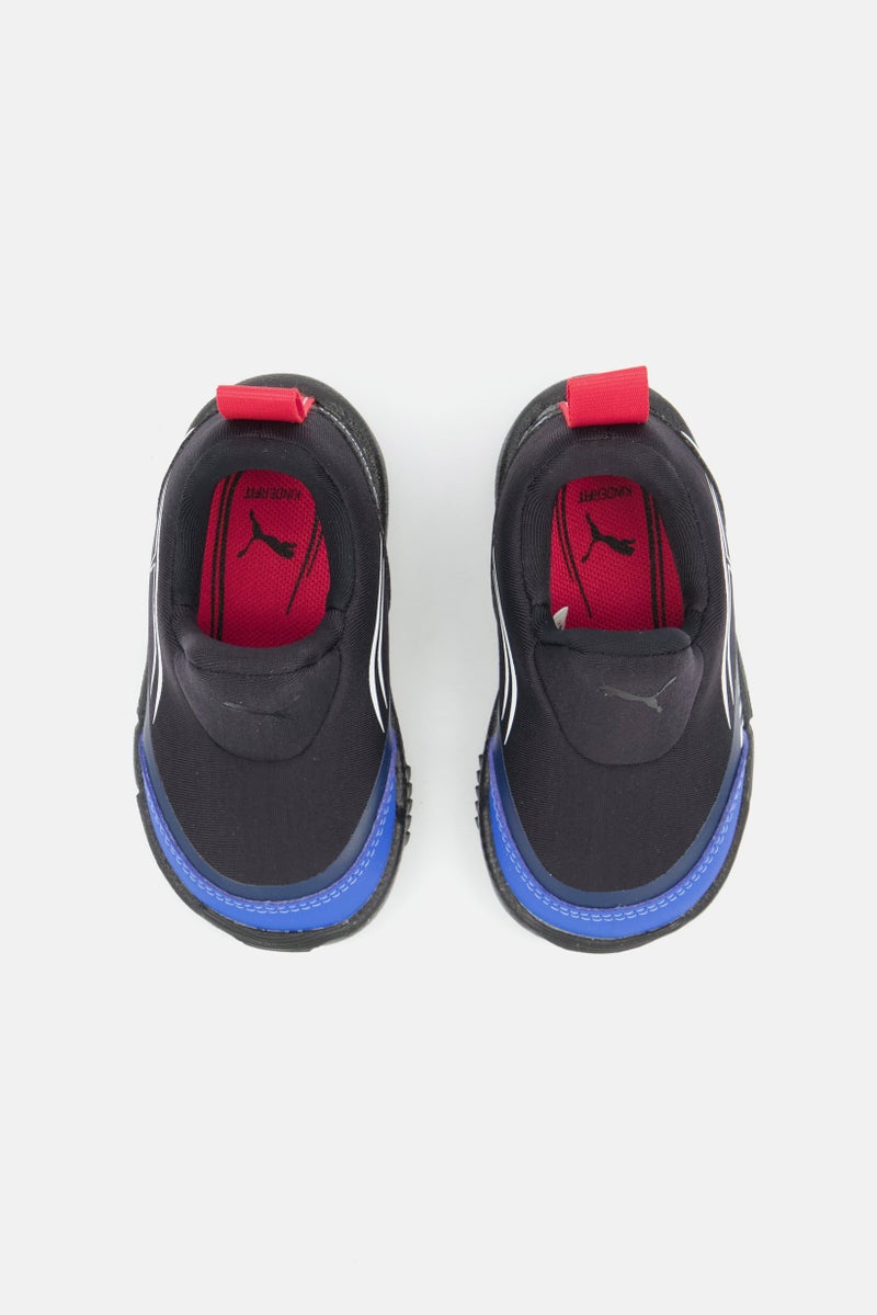 PUMA Toddlers Boy Bao Kart Slip On Shoes, Black Combo - Image 4
