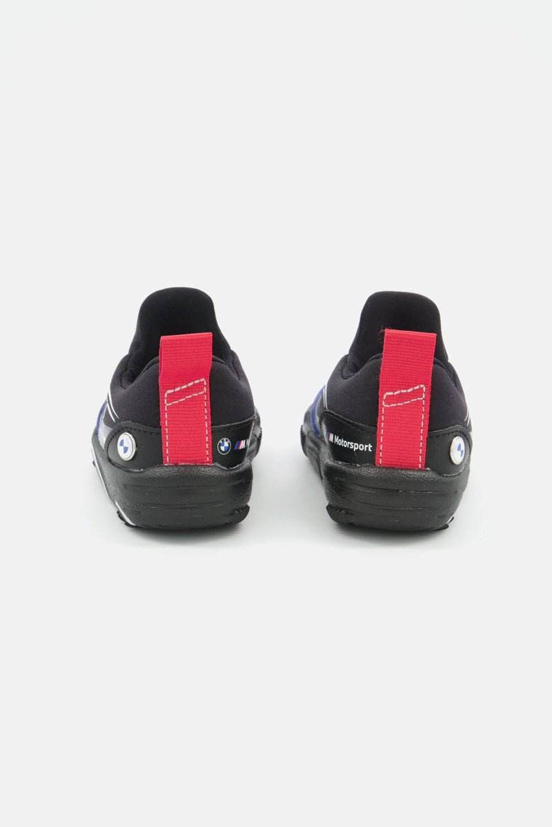PUMA Toddlers Boy Bao Kart Slip On Shoes, Black Combo - Image 2