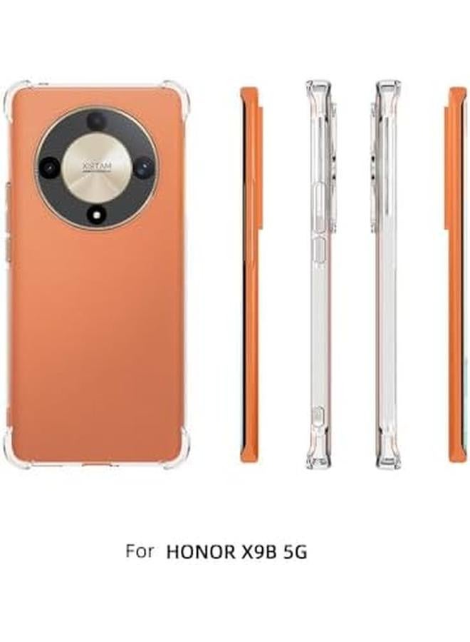 إيروريكس جراب لهاتف Honor X9B 5G 2023 مقاوم للصدمات ومرن من مادة TPU لحماية كيس الغاز المطاطي الناعم والسيليكون ومضاد للسقوط - Image 2