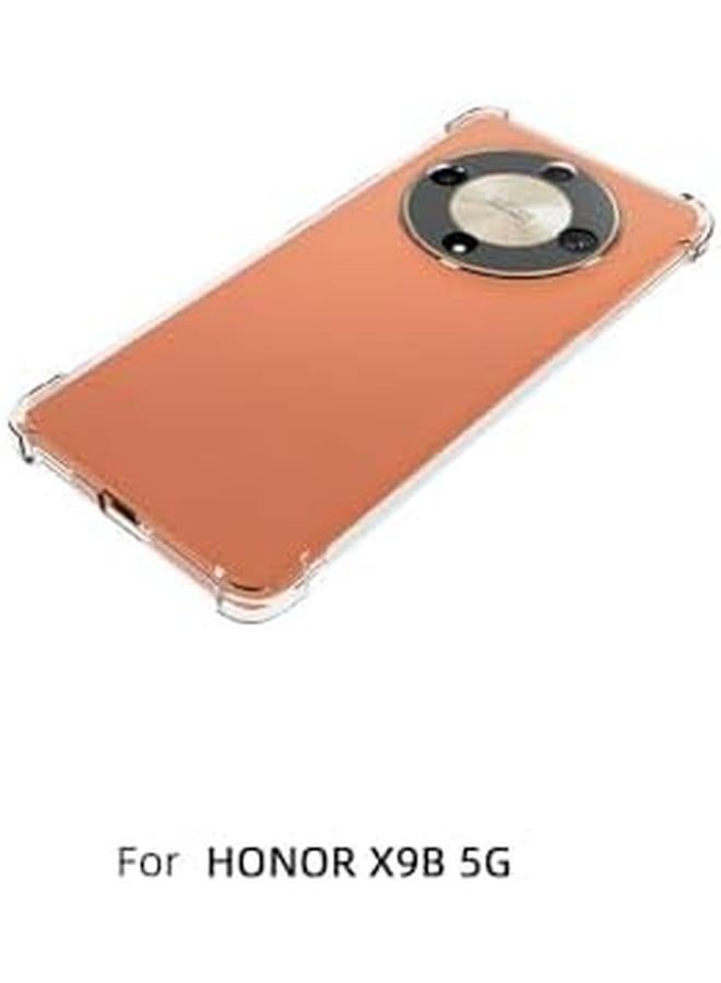 إيروريكس جراب لهاتف Honor X9B 5G 2023 مقاوم للصدمات ومرن من مادة TPU لحماية كيس الغاز المطاطي الناعم والسيليكون ومضاد للسقوط - Image 4