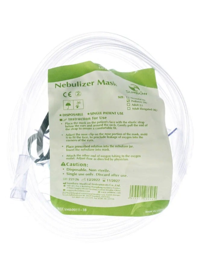 Sumbow - 3 Sets Nebulizer Asthma Allergy Mask, Medium - Image 1