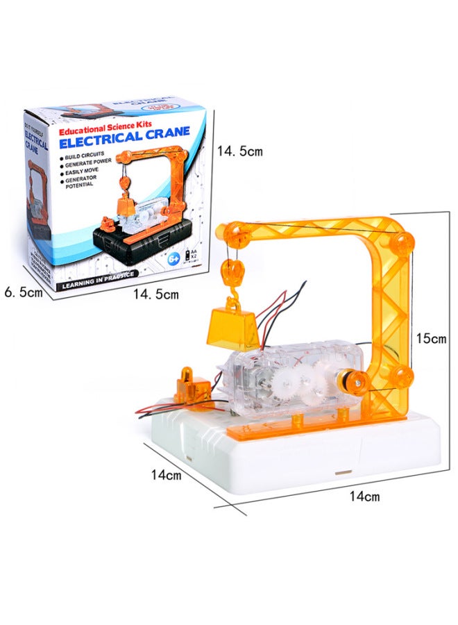 Children's Experimental Teaching Aids DIY Floating Blue Ball Shooting Crane Flying Saucer Scientific Intelligence Development Assembled Electric Toys-Specifications:HS-3308 Magic Fountain Science