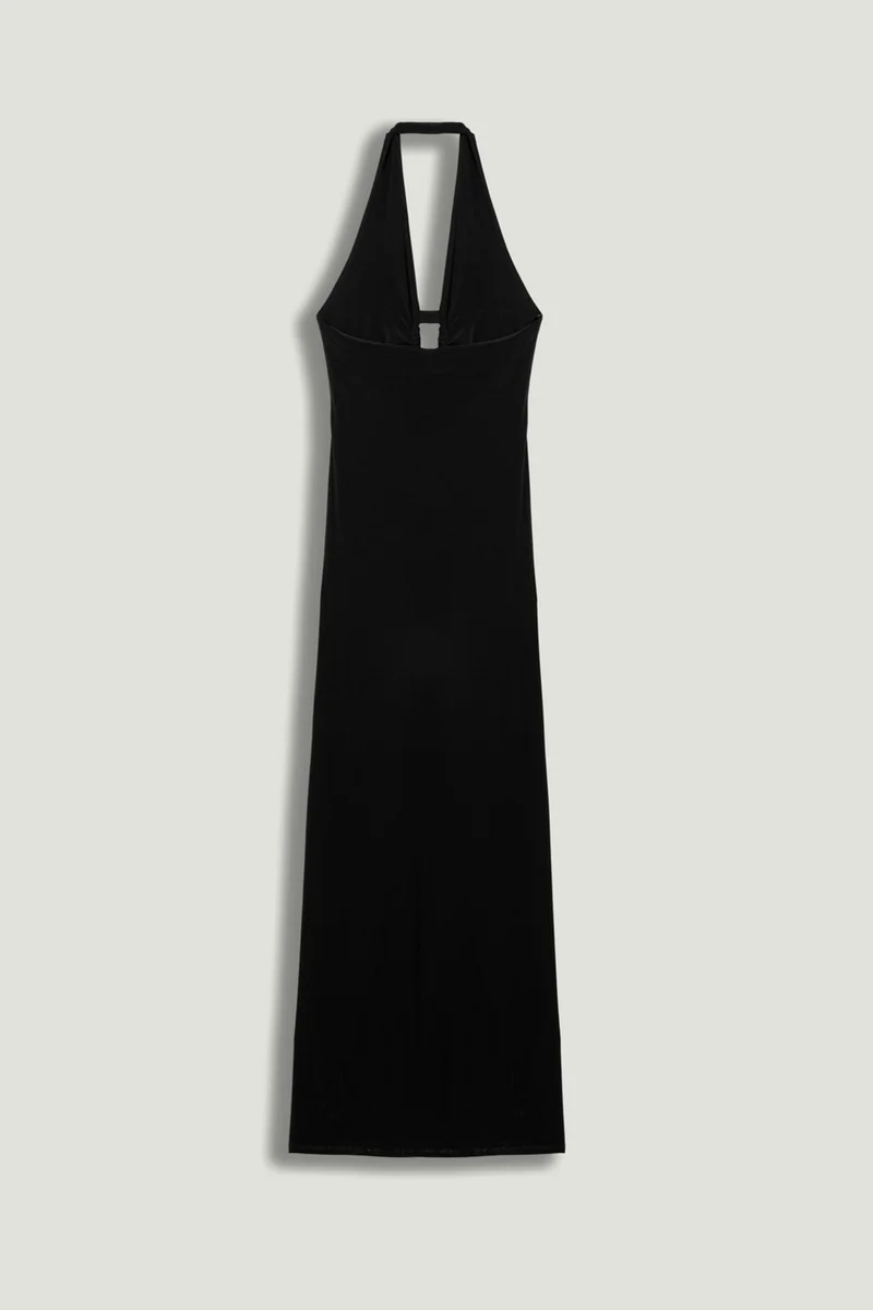 Nocturne  Halter Neck Cut-Out Maxi Dress for Women | Best Price UAE
