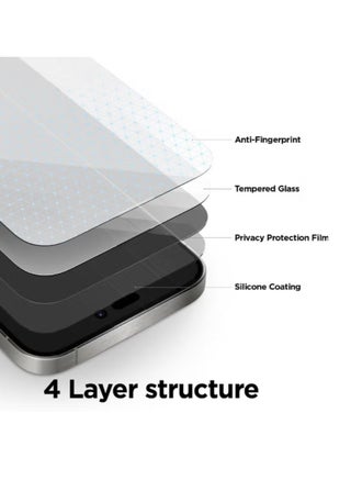 Matte Privacy Screen Protector for iPhone 17 Air - Tempered Glass, Anti-Glare,Ultra-Thin, Scratch-Resistant - view 3