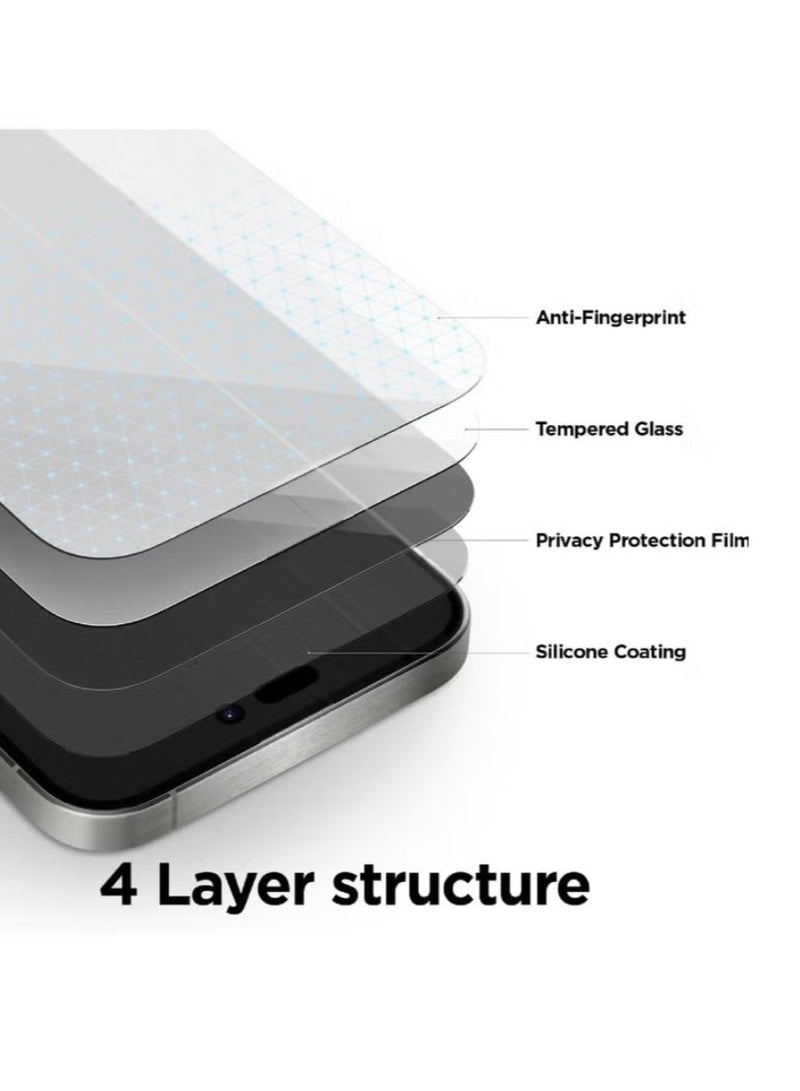 Beyox Matte Privacy Screen Protector for iPhone 17 Air - Tempered Glass, Anti-Glare,Ultra-Thin, Scratch-Resistant - Image 3