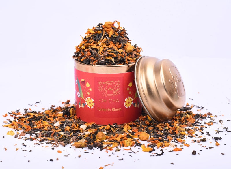 OH CHA - Assorted Tea Gift Set, Bloom Gift Box | Luxury Tea Gift Box with 4 Wellness Tea Flavors | Gift for Him/Her | Birthday Gift for Men, Women, Healthy Gift Pack | Green Tea & Herbal Tea Pack - Image 4