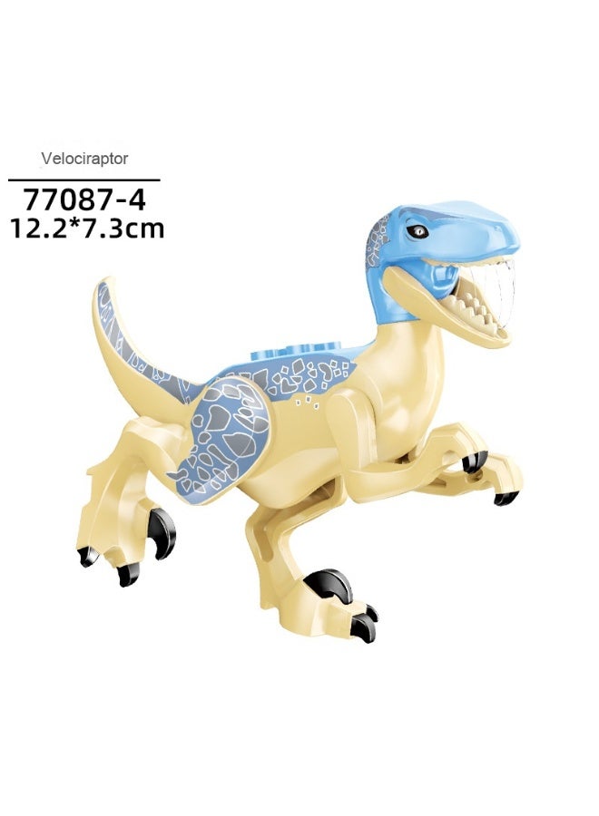 NIBEMINENT Small Building Block Dinosaur Jurassic Puzzle Assembly Toy