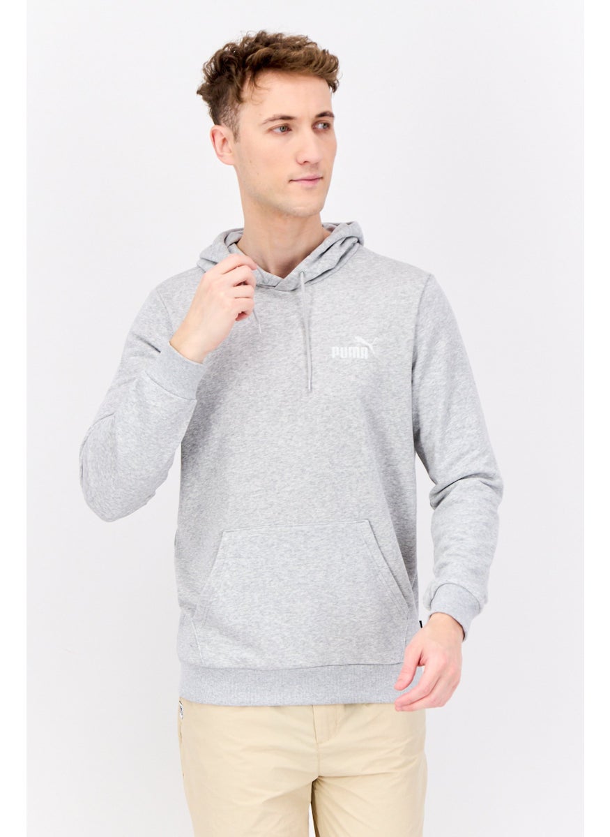 PUMA Men Sportswear Fit Long Sleeve Outdoor Hoodie Sweatshirt, Grey  - Image 1